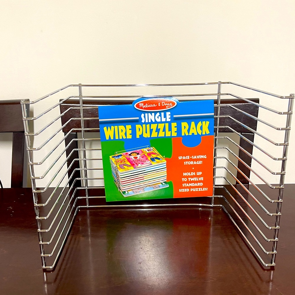 Melissa & Doug Puzzle Rack - Brand New